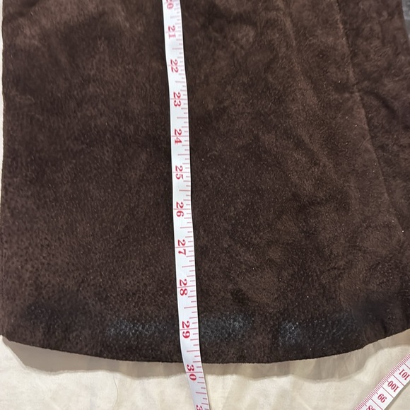 Caslon Woman’s Button-Up Brown 100% Brushed Leather Jacket - Picture 12 of 12